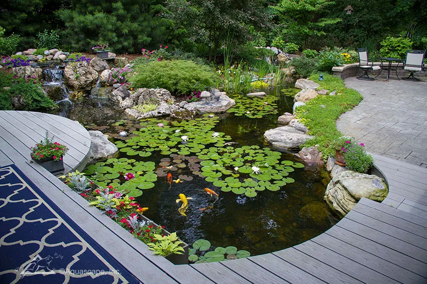 Koi Ponds Water Features Outdoor Fountains Aquascape